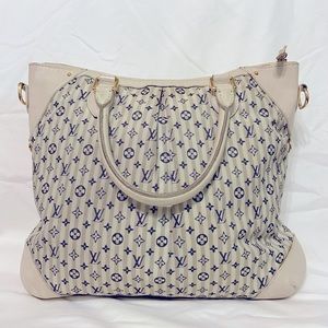 Louis Vuitton Blue And White Monogram Mini Lin